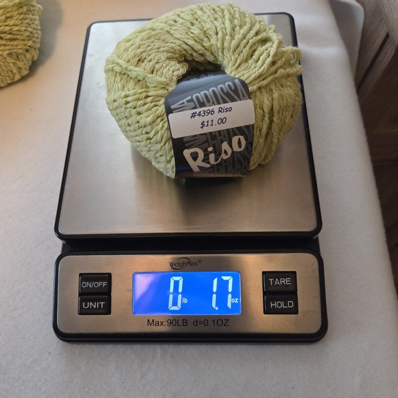 Lana Grasso Italian 4396 Riso Yarn in Light Yellow Green - Picture 5 of 10